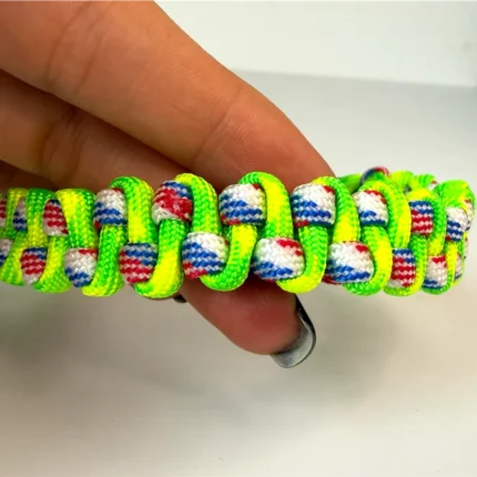 Obojek pro kočky sphynx v provedení - zelena + modro červená