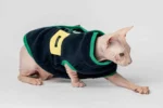 Extra hřejivá fleecová vesta pro kočky sphynx modrá