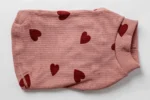 Lehký rolák z chladivého materiálu pro kočky sphynx růžový se srdíčky